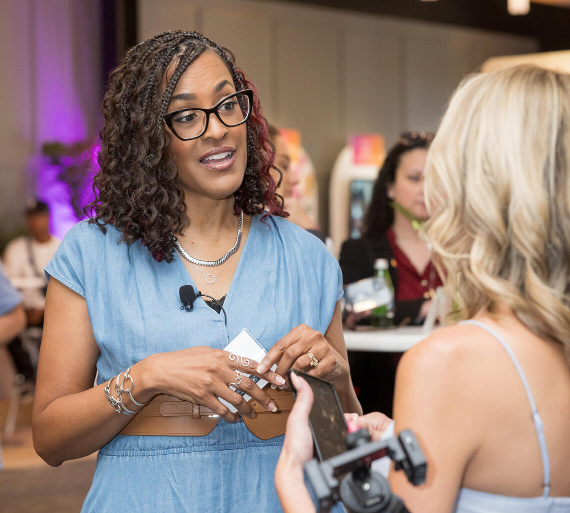 Dr. Ann-Louise Lockhart speaking on national TV Burnout Disruptor & Organizational Resilience Consultant